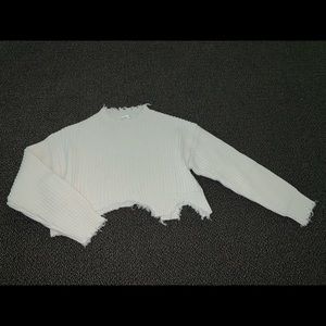 Cropped Sweater These Three Boutique